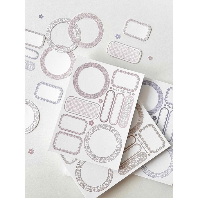 韓國 ggaggong．圓形標籤便箋本