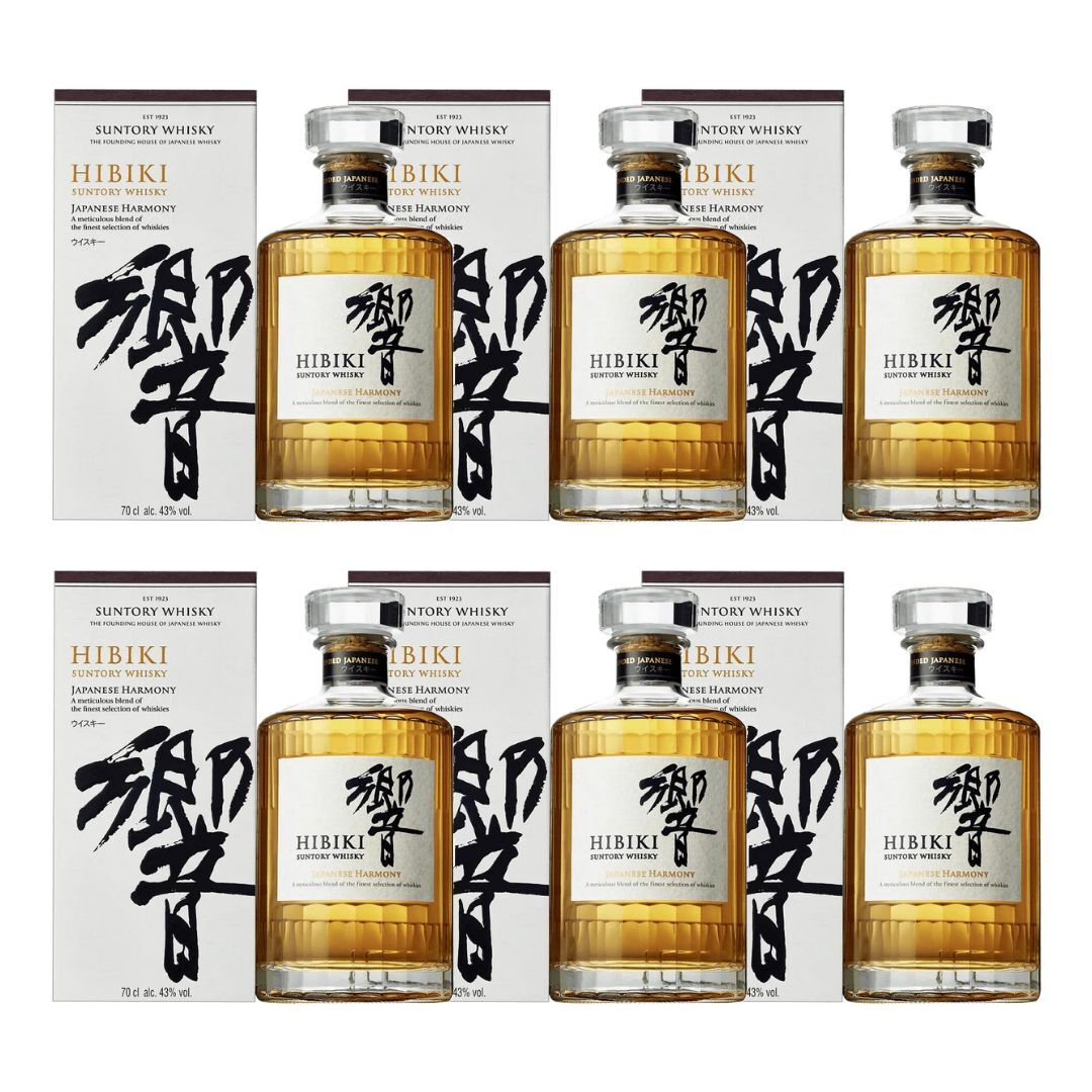 Hibiki 響 Harmony Blended Japanese Whisky - 6 Bottle Pac