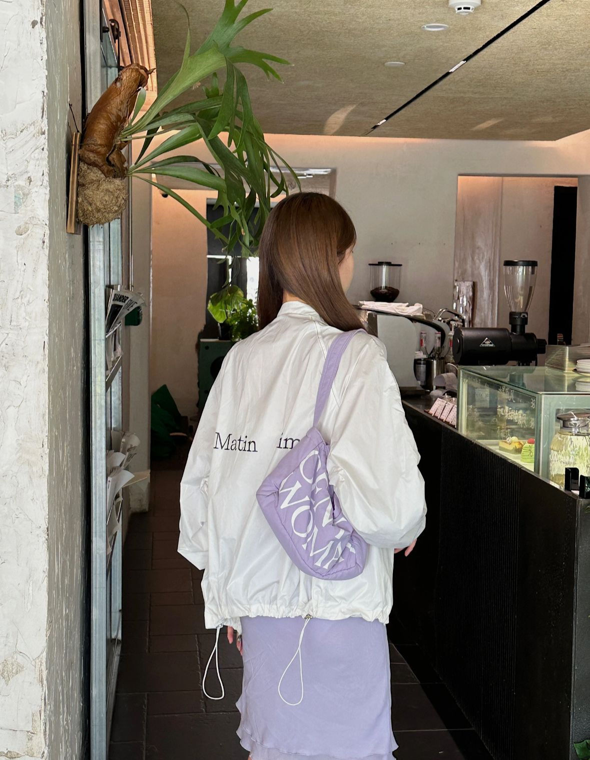 Gentle Woman Dumpling Bag(Purple Plum)