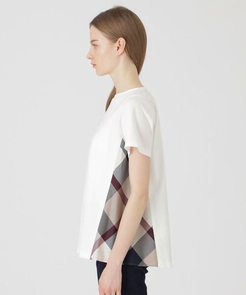 Blue Label Compact Pima Smooth Side Check Cut and Sew