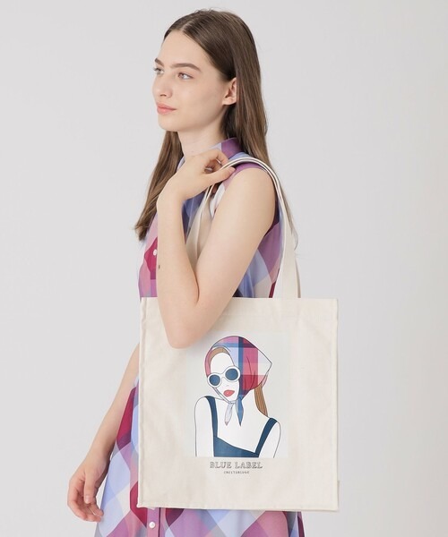 Blue Label Graphic print tote
