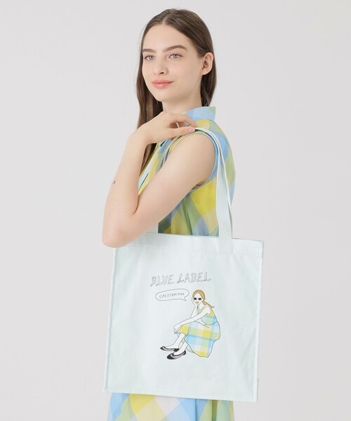 Blue Label Graphic print tote