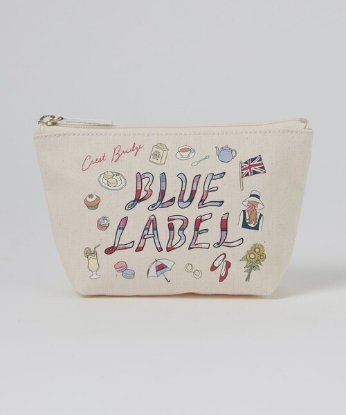 Blue Label Graphic Print Pouch
