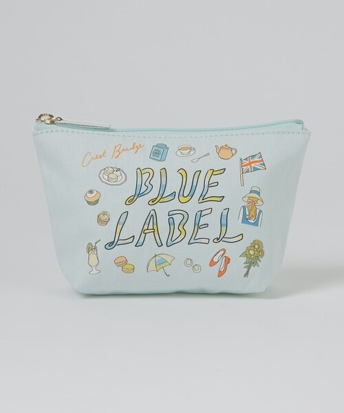 Blue Label Graphic Print Pouch