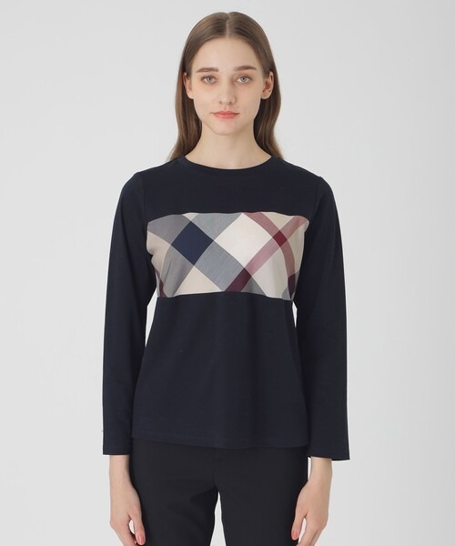 Blue Label Cotton mercerized smooth long T-shirt