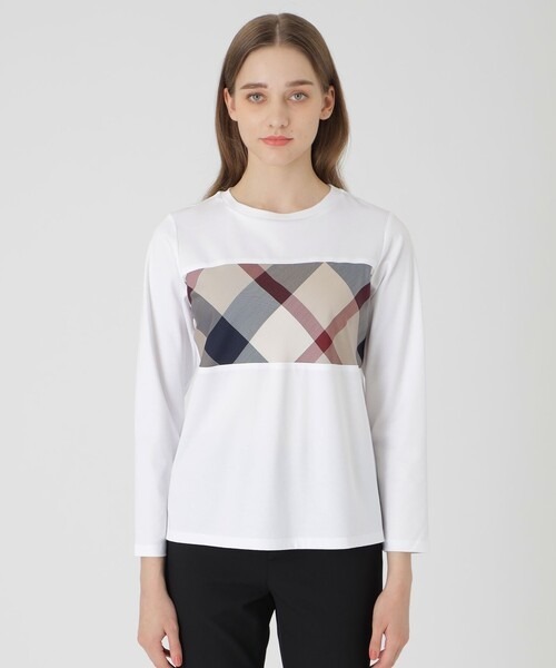 Blue Label Cotton mercerized smooth long T-shirt