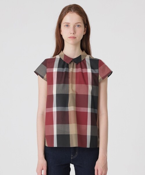 Blue Label Check Softy Boiled Blouse