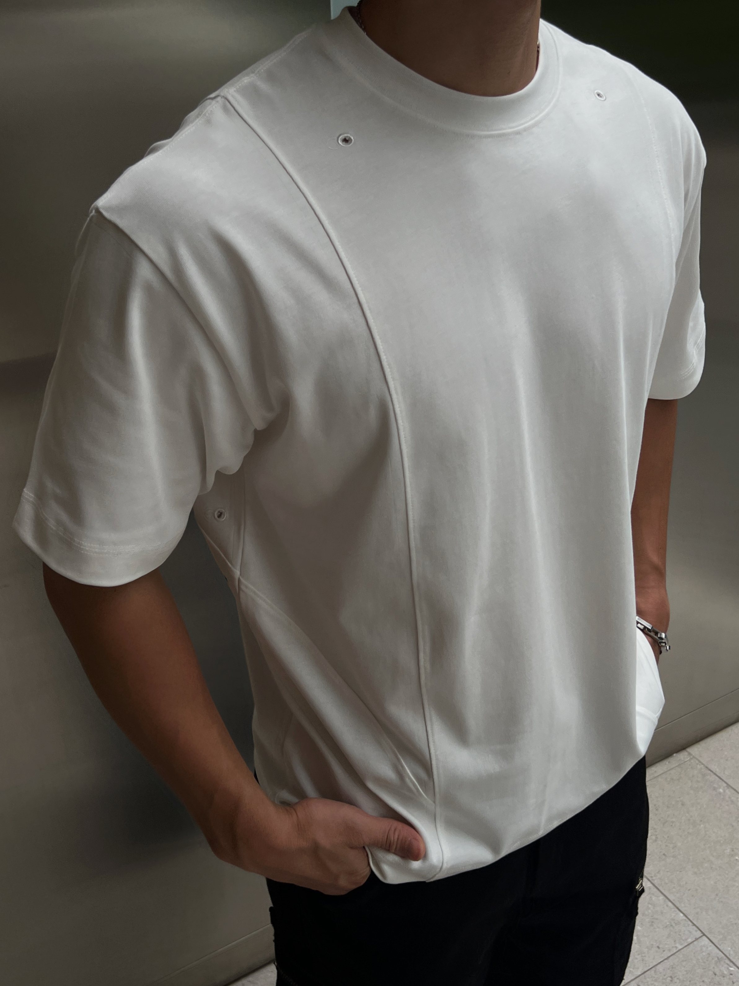 [1atm] 氣流-剪裁Tshirt project-024 design™ by 1atm