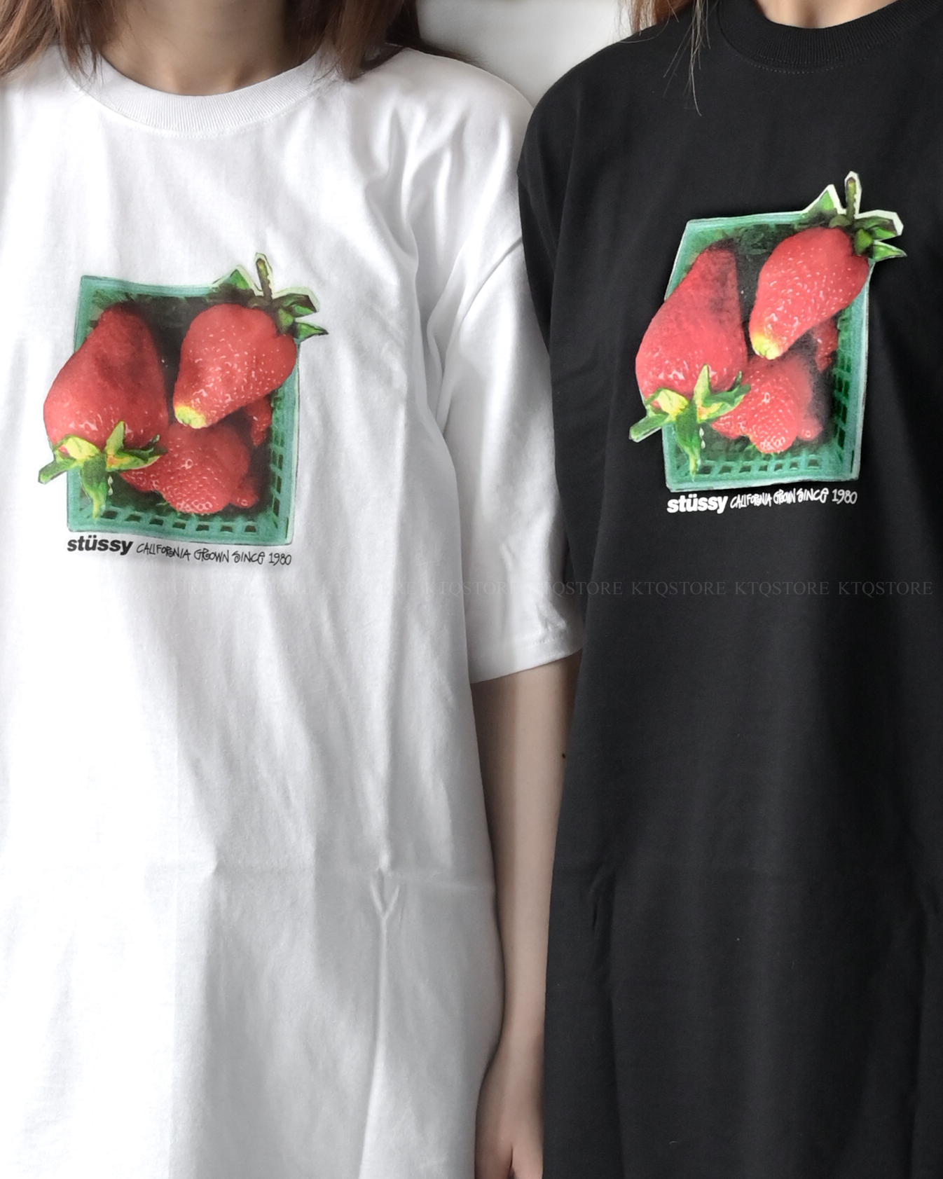 KTQ STORE ‧ Stussy Berries Tee 草莓短T 黑/白