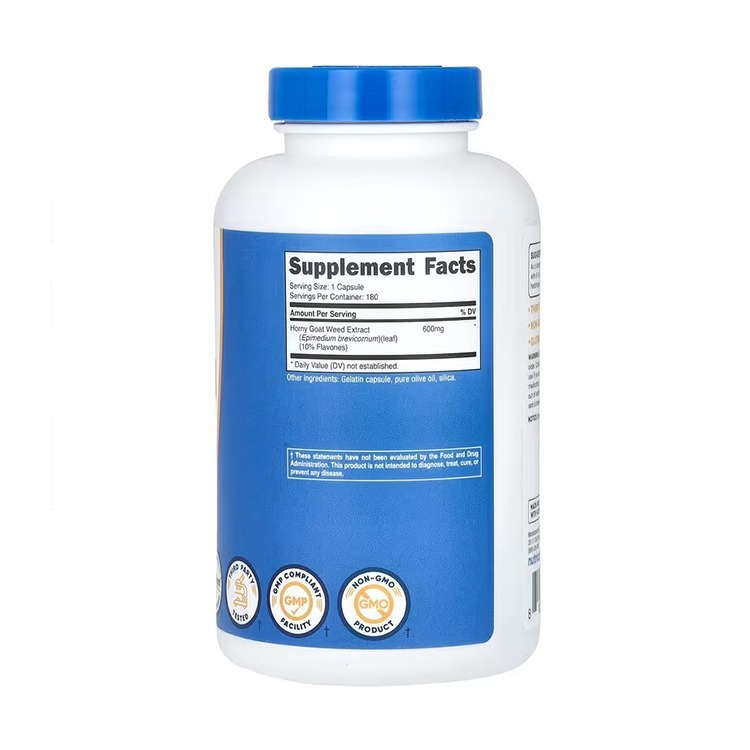 Nutricost, Horny Goat Weed , 600 mg , 180 Capsules