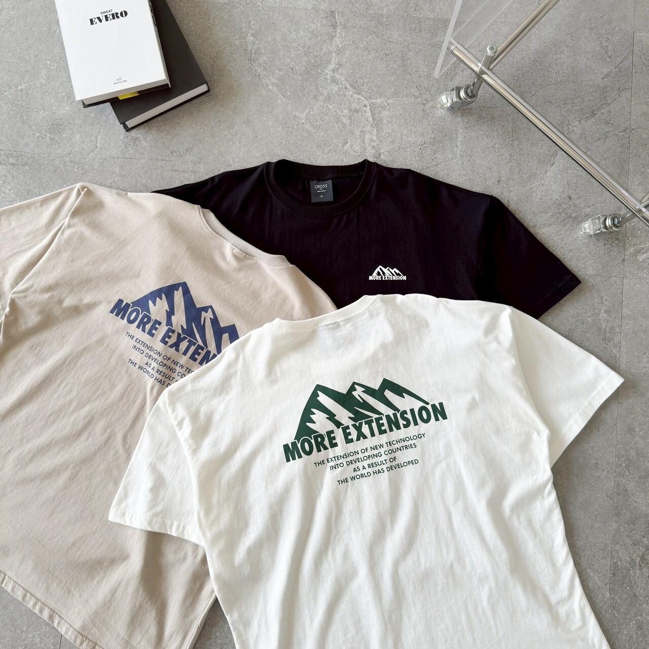 More Extension 山脈印花 短T(3colors)