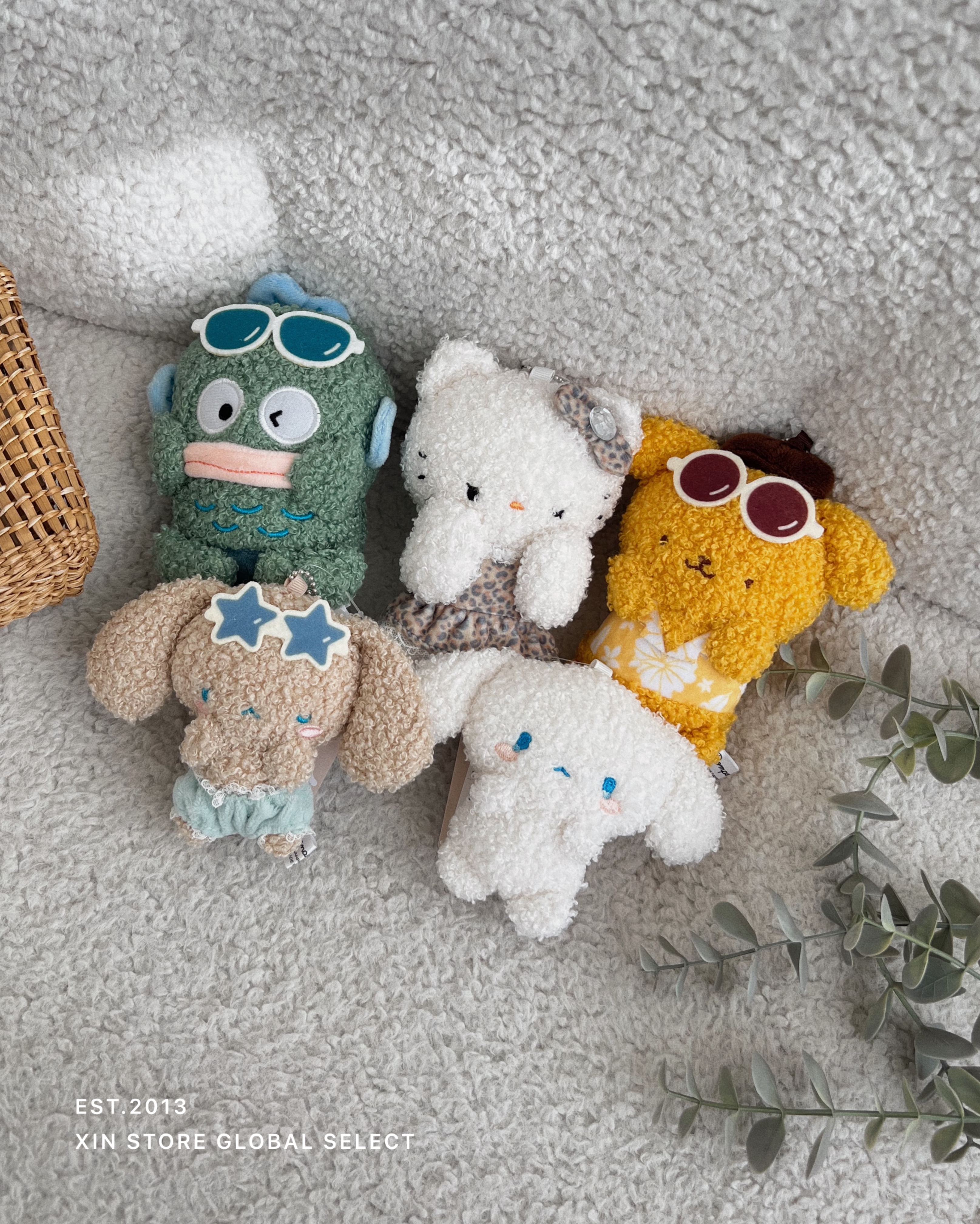 <三麗鷗家族>AS KNOW AS plus × Sanrio 三麗鷗 度假系列 吊飾鑰匙圈