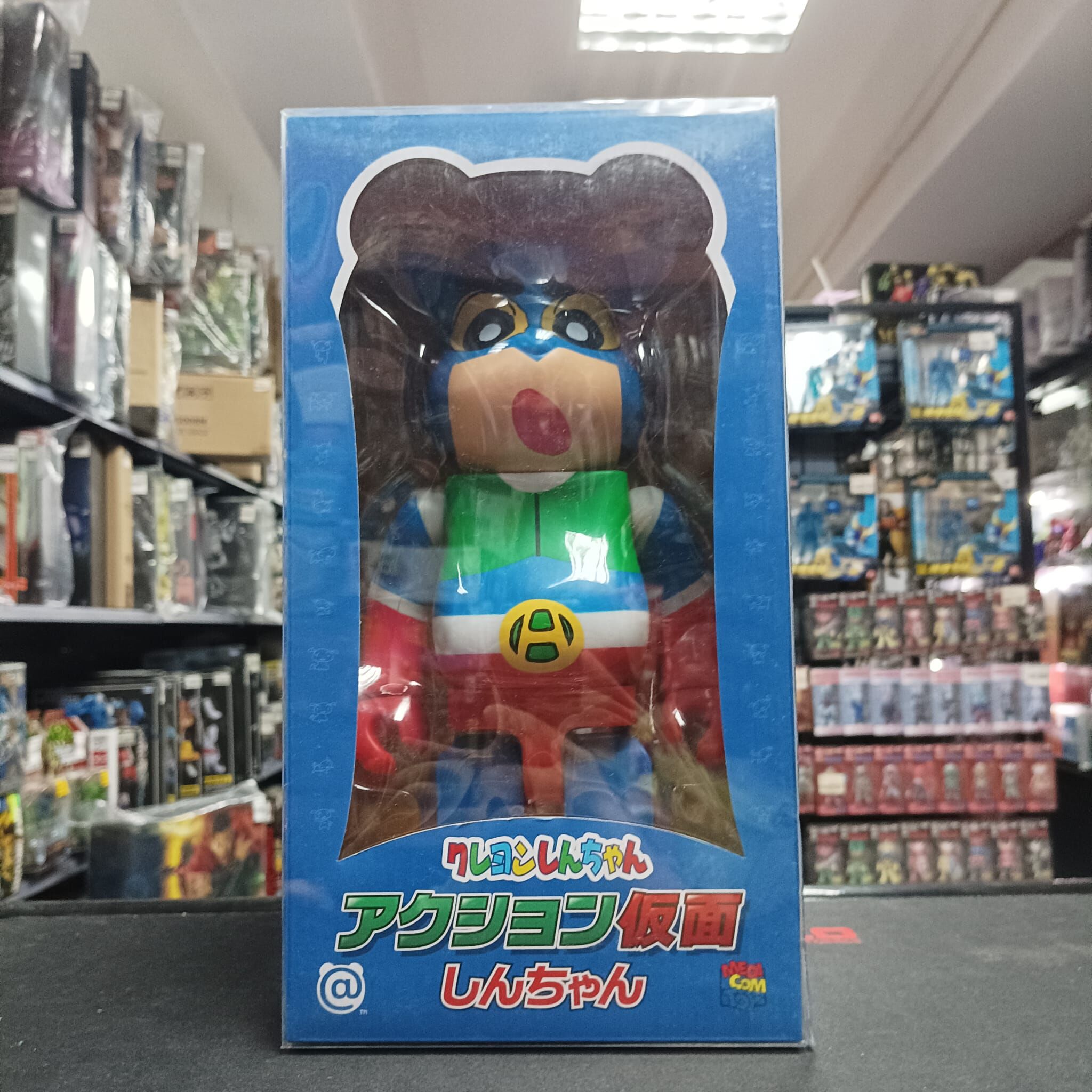 MEDICOMTOY - BE@RBRICK 蠟筆小新 小新 動感超人 400%
