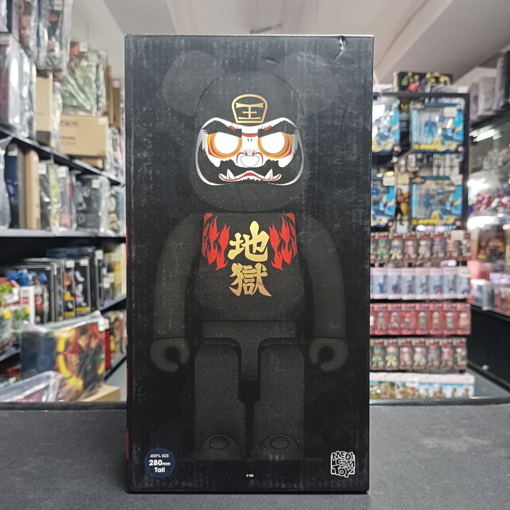 BE@RBRICK 地獄daruma 達摩 400%