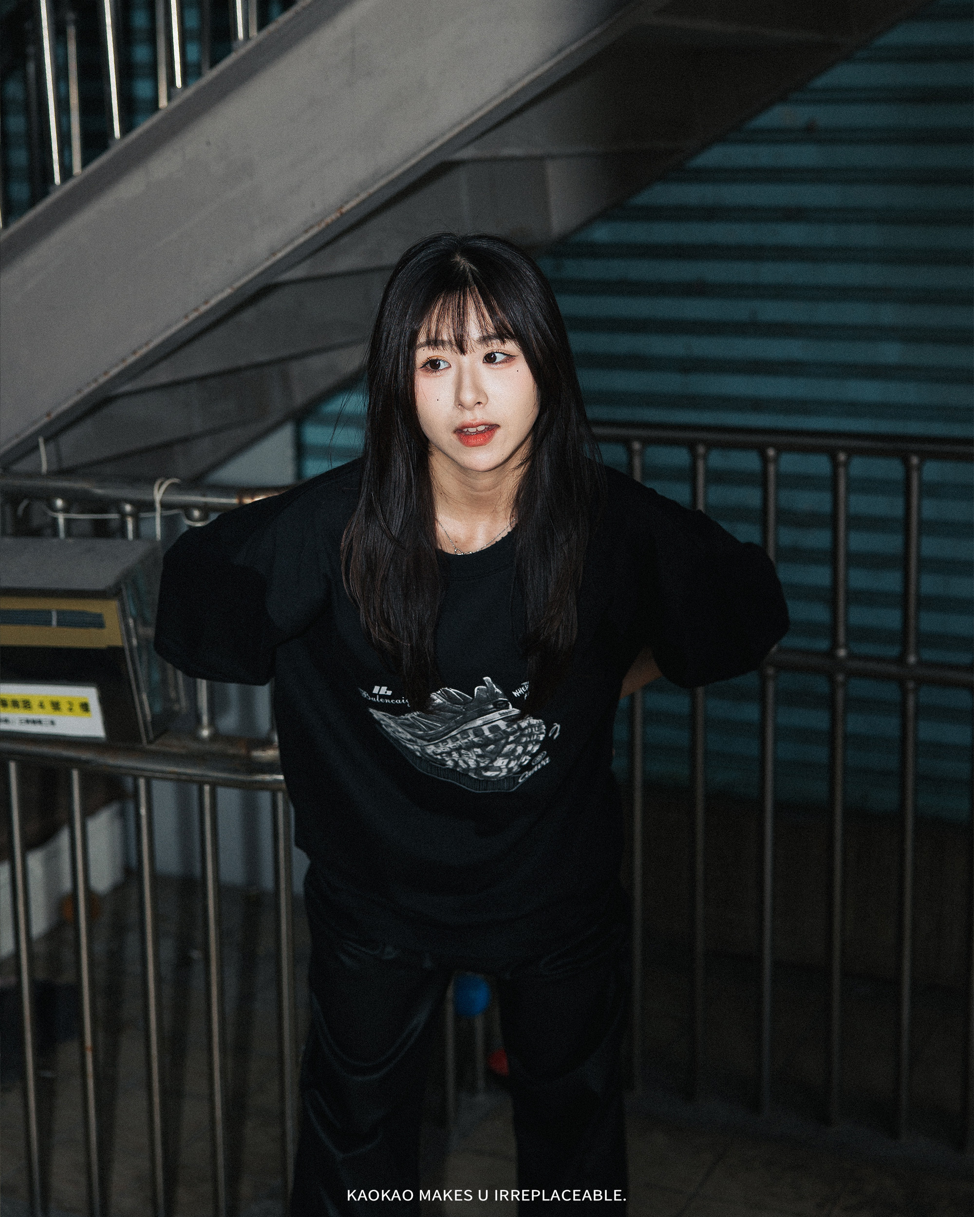 JIA MENG 惡搞巴黎老爹鞋 印花短T