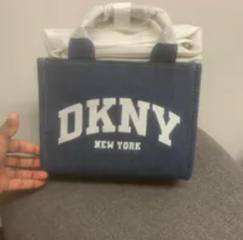 [S] DKNY DENIM R52ADC80 HADLEE SMALL TOTE BAG, 732465426179 (SD1478)