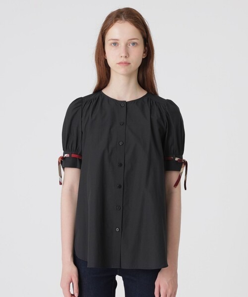 Blue Label Chambray tunic blouse