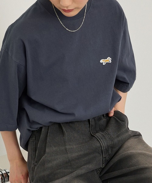 【出清特賣】   Penneys 刺繡小狐狸 短T 寬版 oversize 多色