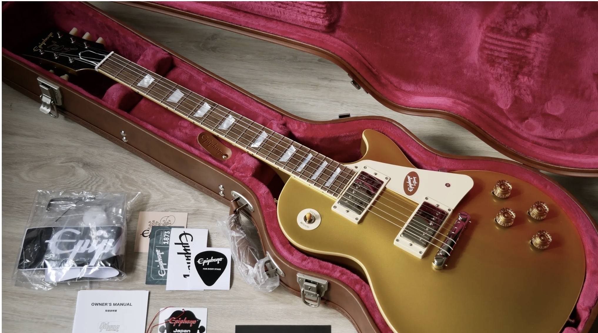 Epiphone 2024松本孝弘簽名款 Epiphone Tak Matsumoto 1955 Les Paul™ Standard 電吉他 第 2 張圖片｜三峽吉他 / Bass