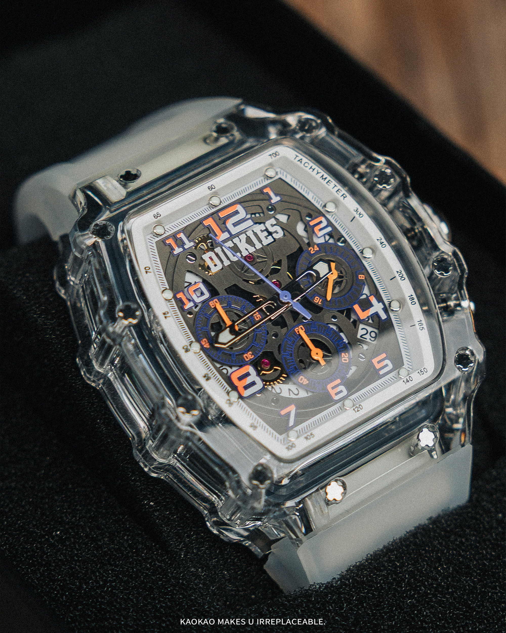 預購DICKIES 銀河系列 透明殼 防水 石英機芯 手錶 三眼腕錶【CL-590】