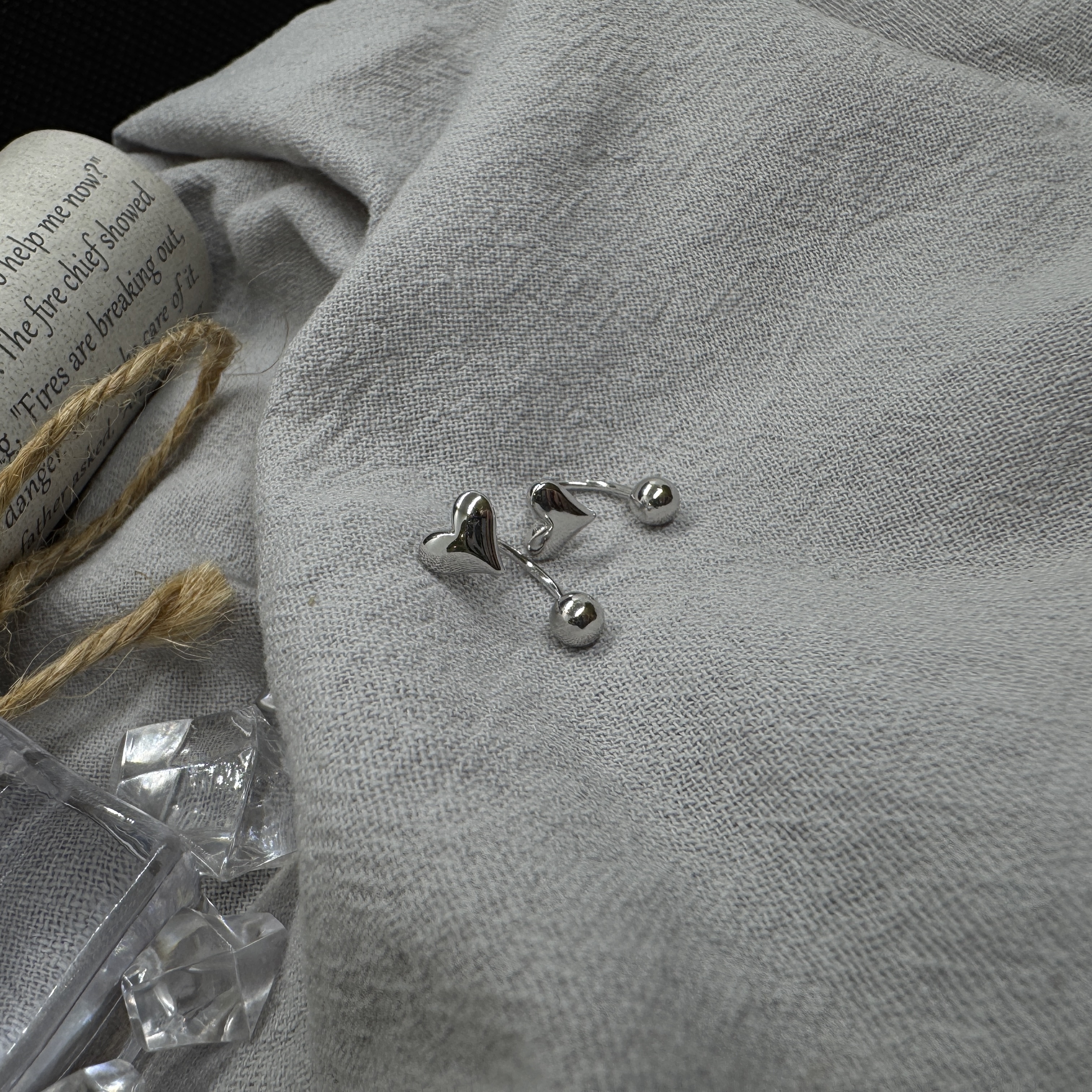 心動後耳 - 轉珠耳環