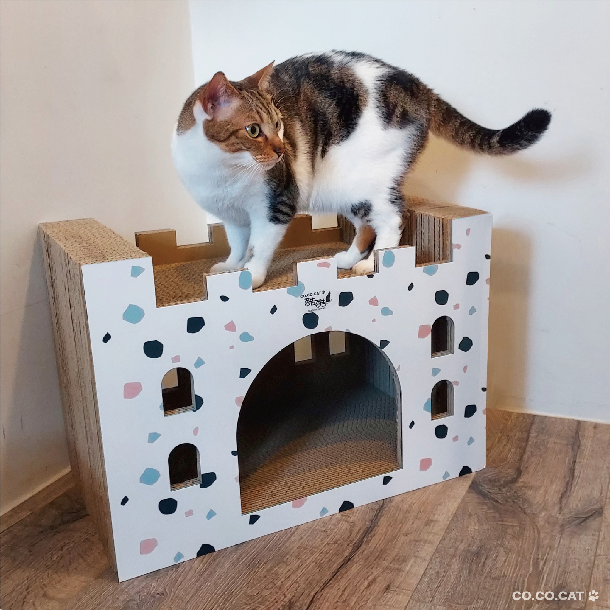 台灣CO.CO.CAT酷酷貓｜豪華大城堡貓抓板