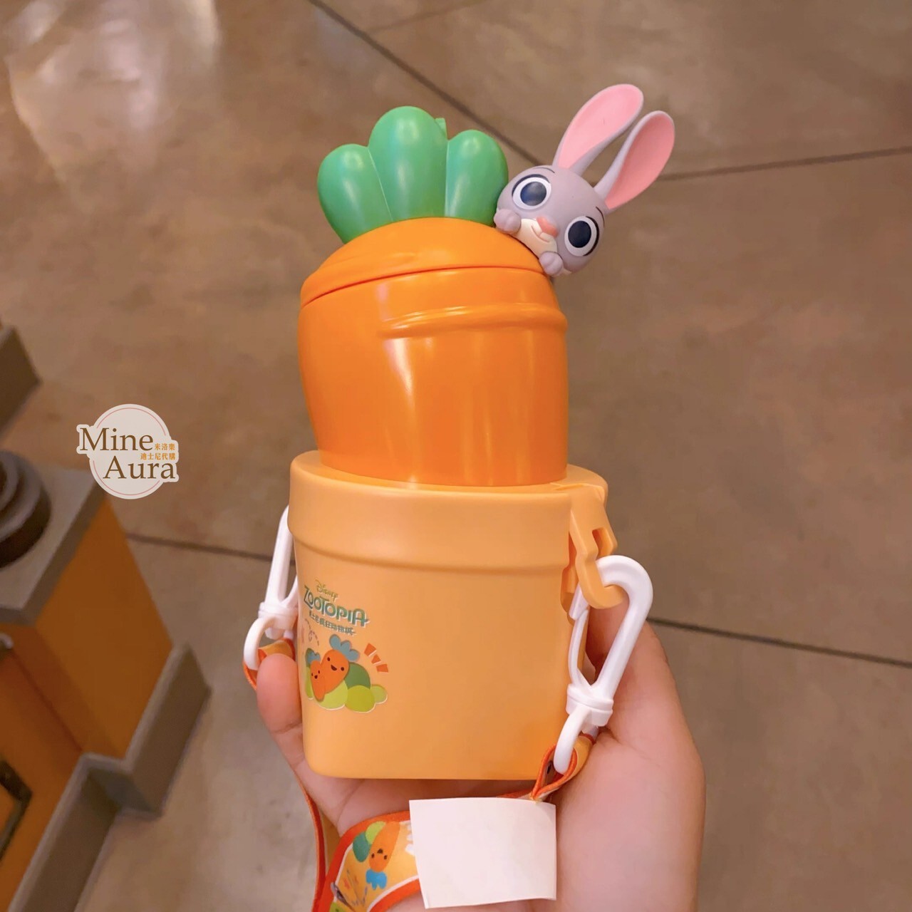 哈茱蒂 Judy 兔 胡蘿蔔 造型 飲料杯 水杯 動物方城市 Zootopia -上海迪士尼樂園