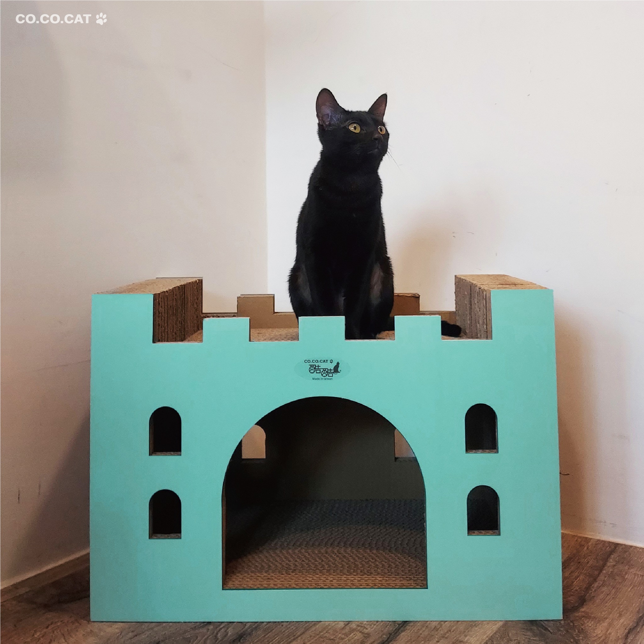 台灣CO.CO.CAT酷酷貓｜豪華大城堡貓抓板