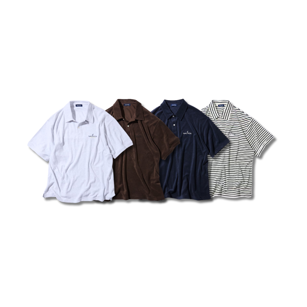 "代購" Nautica Striped Pattern 絨面 POLO衫 短袖