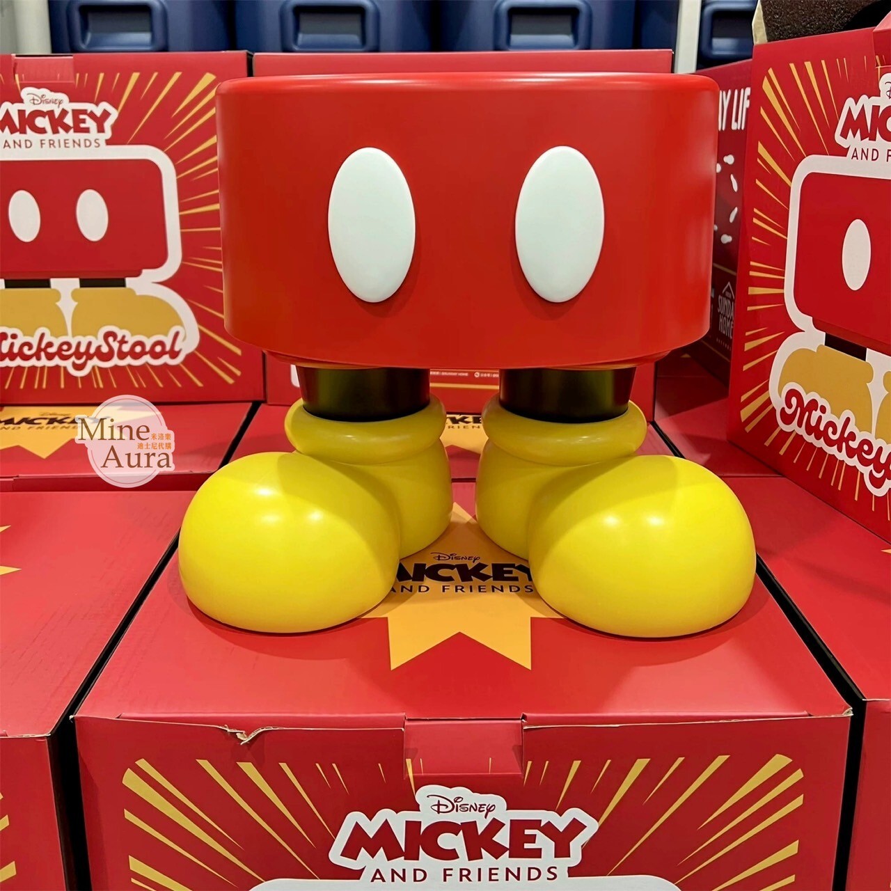 上海代購 ❘ SUNDAY HOME 迪士尼 米奇 Mickey 立體 造型 小矮凳  椅子 - 正版授權