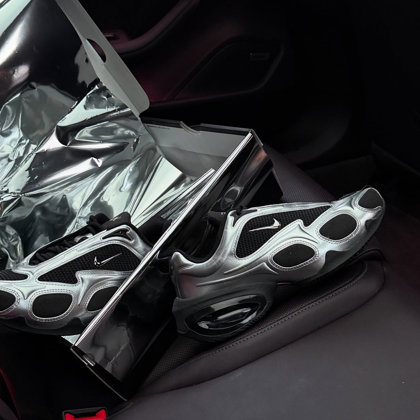 Nike Air Max Muse 金屬銀黑 aespa Karina同款 黑色 科技感 氣墊 增高 厚底 FV1920-001