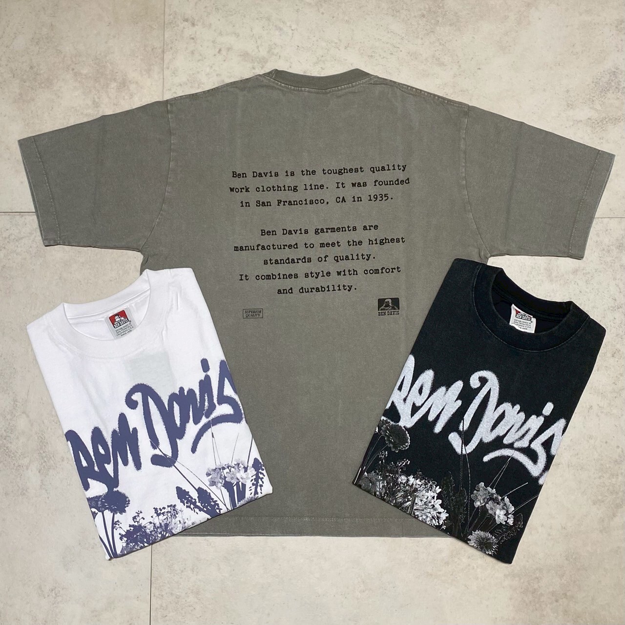 Ben davis 水洗花瓶印花短Tee C-25580061