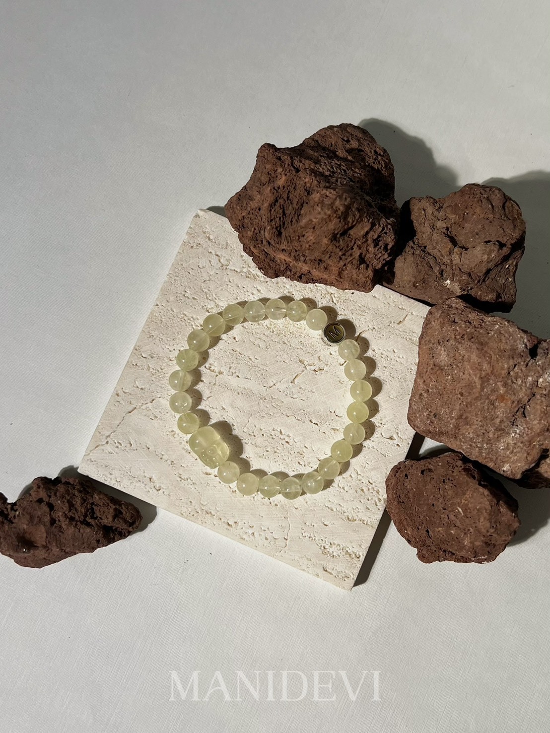 財富引擎-檸檬黃水晶貔貅手環