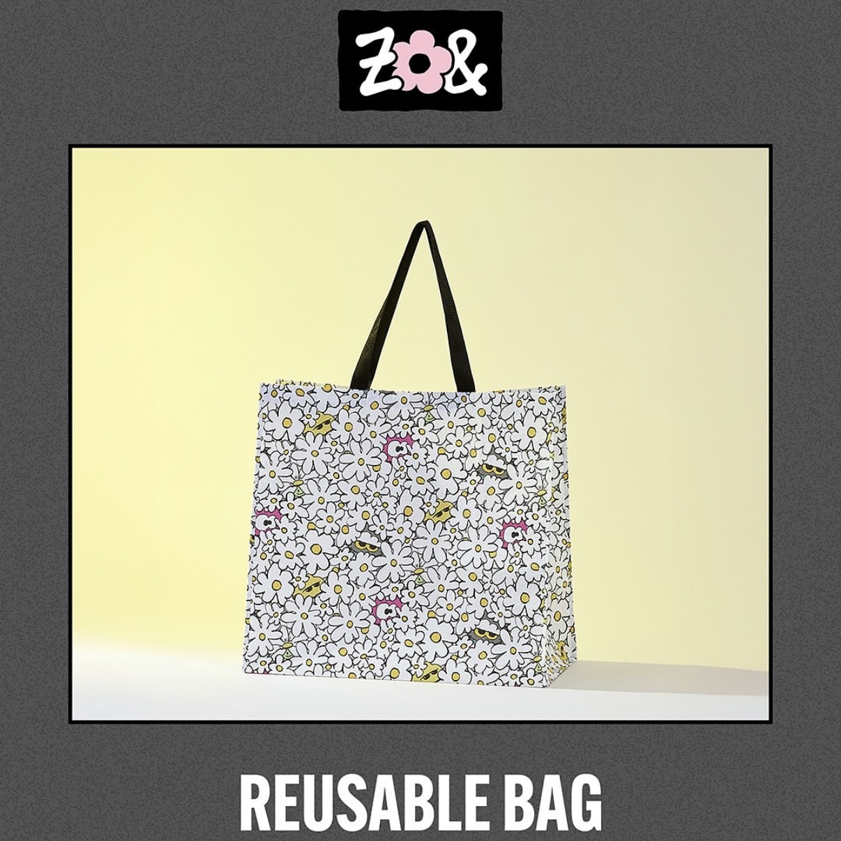 G-DRAGON ZO&FRIENDS 快閃店周邊REUSABLE BAG 購物袋