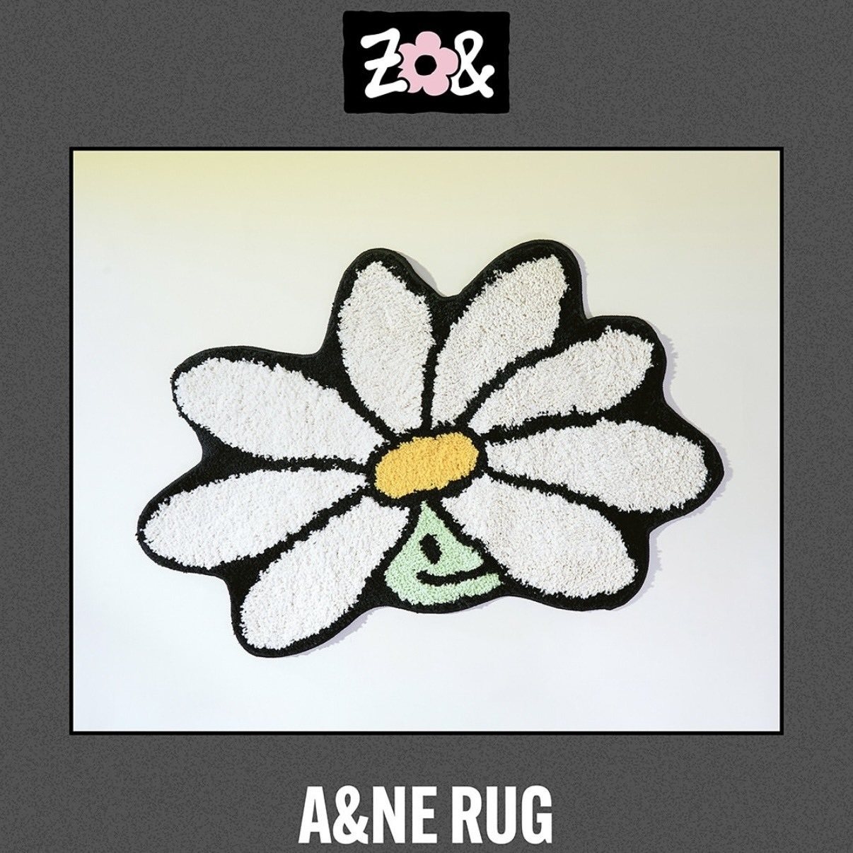 G-DRAGON ZO&FRIENDS 快閃店周邊 A&NE RUG 雛菊地毯