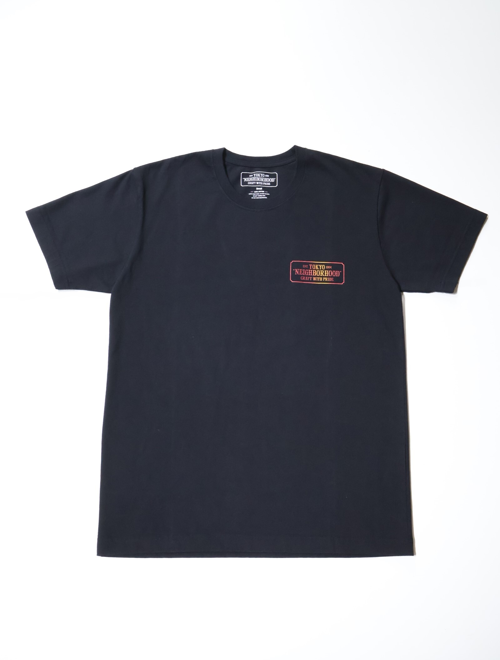2019SS NEIGHBORHOOD BAR&SHIELD / C-TEE.SS 漸層 LOGO TOKYO NBHD 短T 現貨 191PCNH-ST07