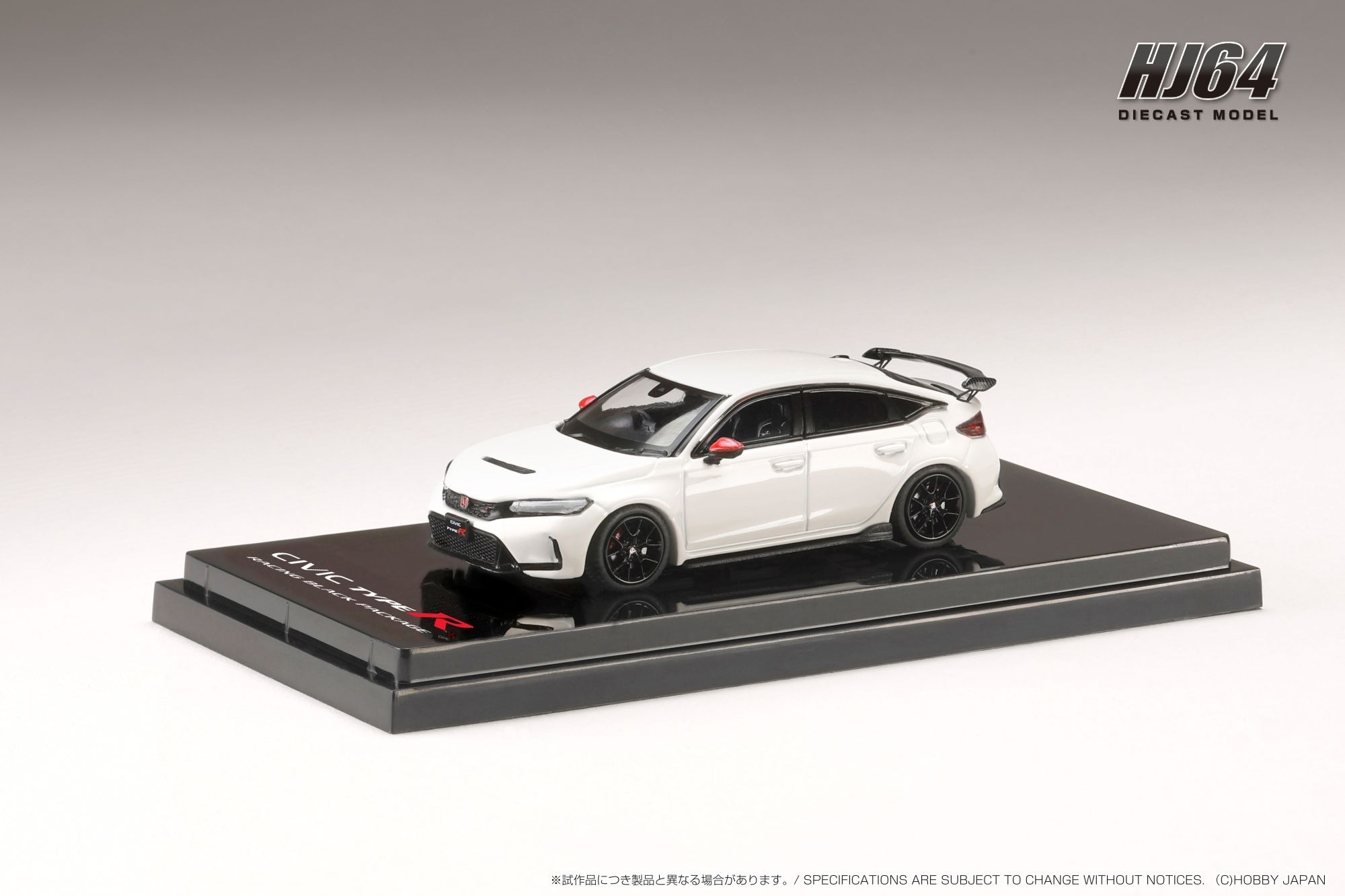 Hobby JAPAN 1/64 本田CIVIC TYPE R (FL5) 白色款