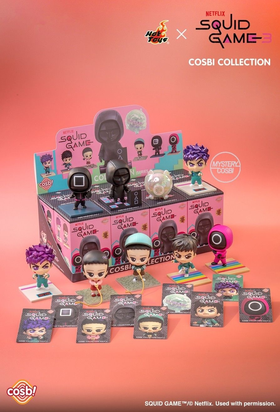 Hot Toys《魷魚遊戲》Cosbi收藏系列 第二彈 全套8款