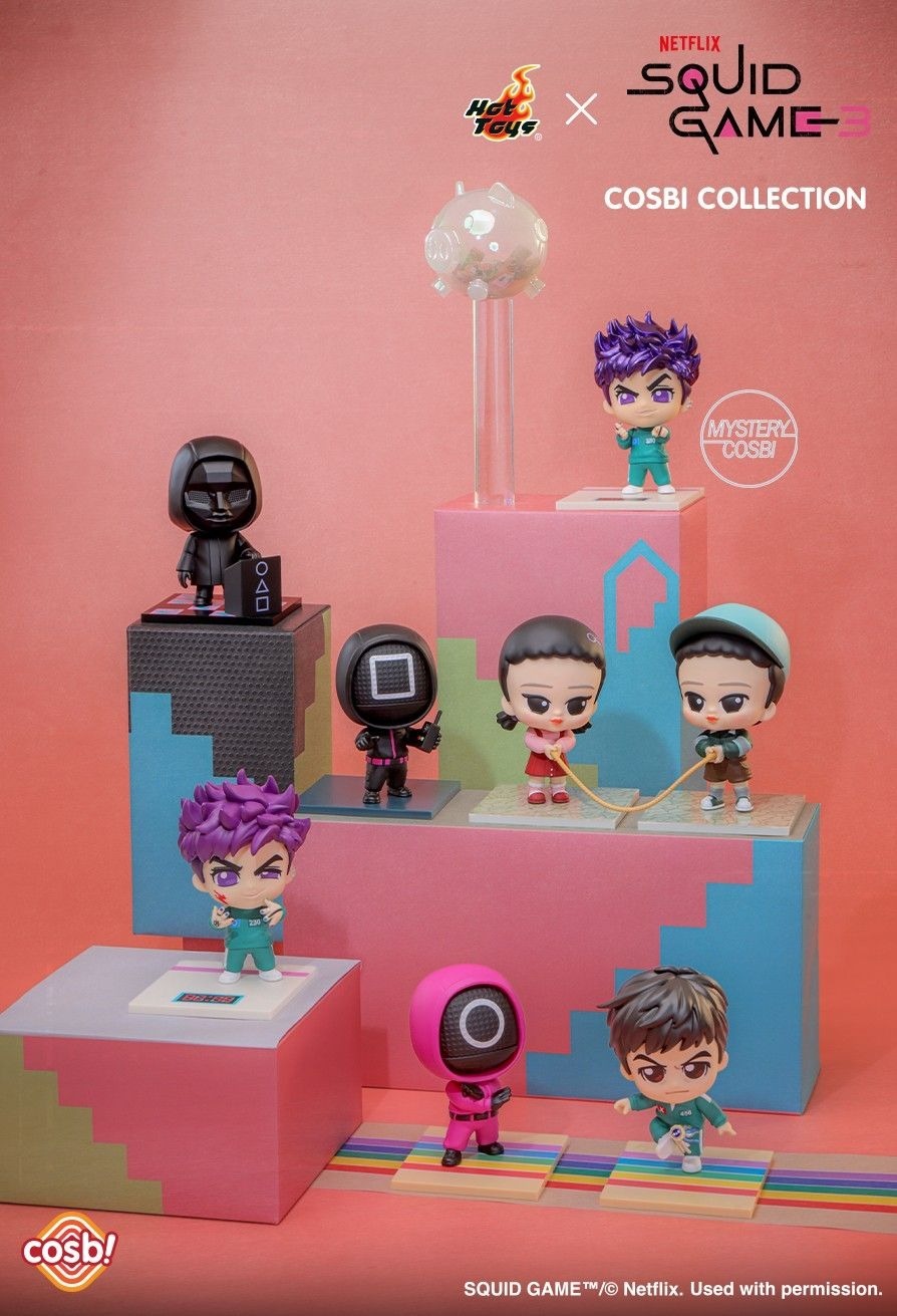 Hot Toys《魷魚遊戲》Cosbi收藏系列 第二彈 全套8款