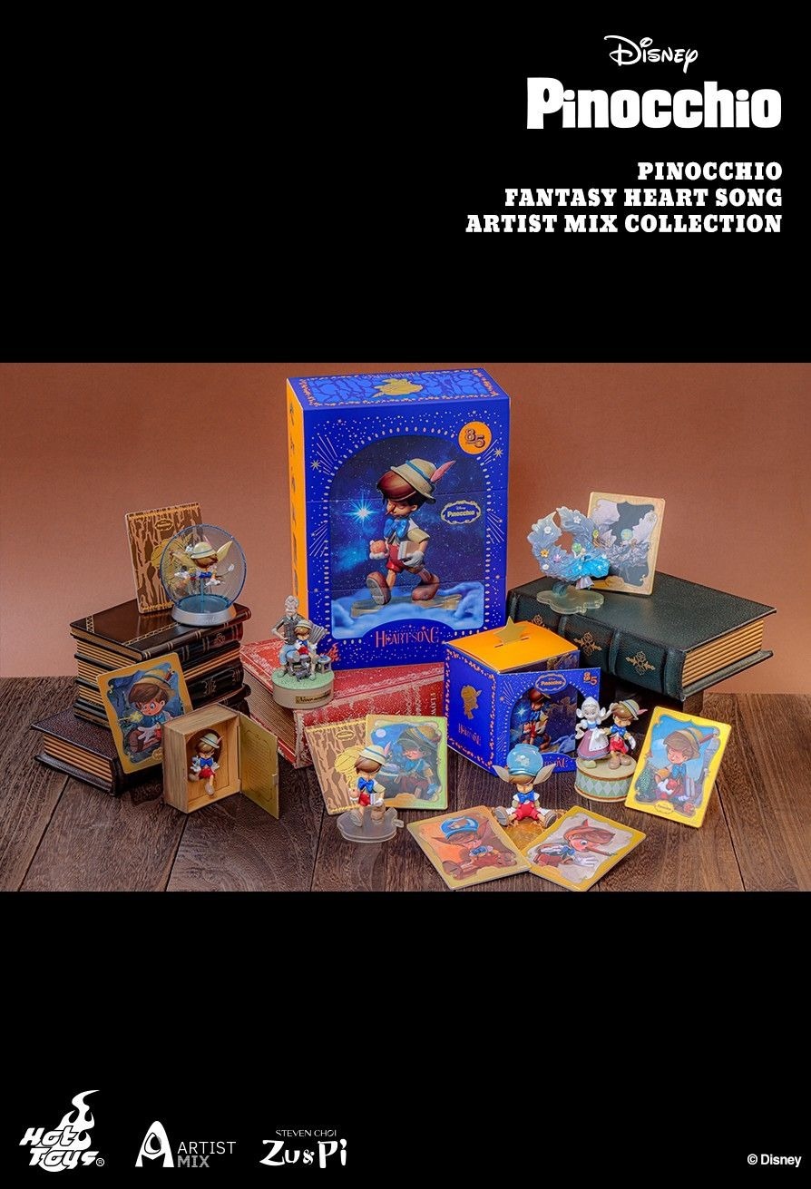 Hot Toys《迪士尼木偶奇遇記》心之幻想曲 藝術家混色收藏系列 全套6款