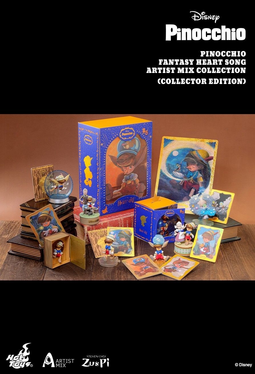 Hot Toys《迪士尼木偶奇遇記》心之幻想曲 藝術家混色收藏系列 全套6款