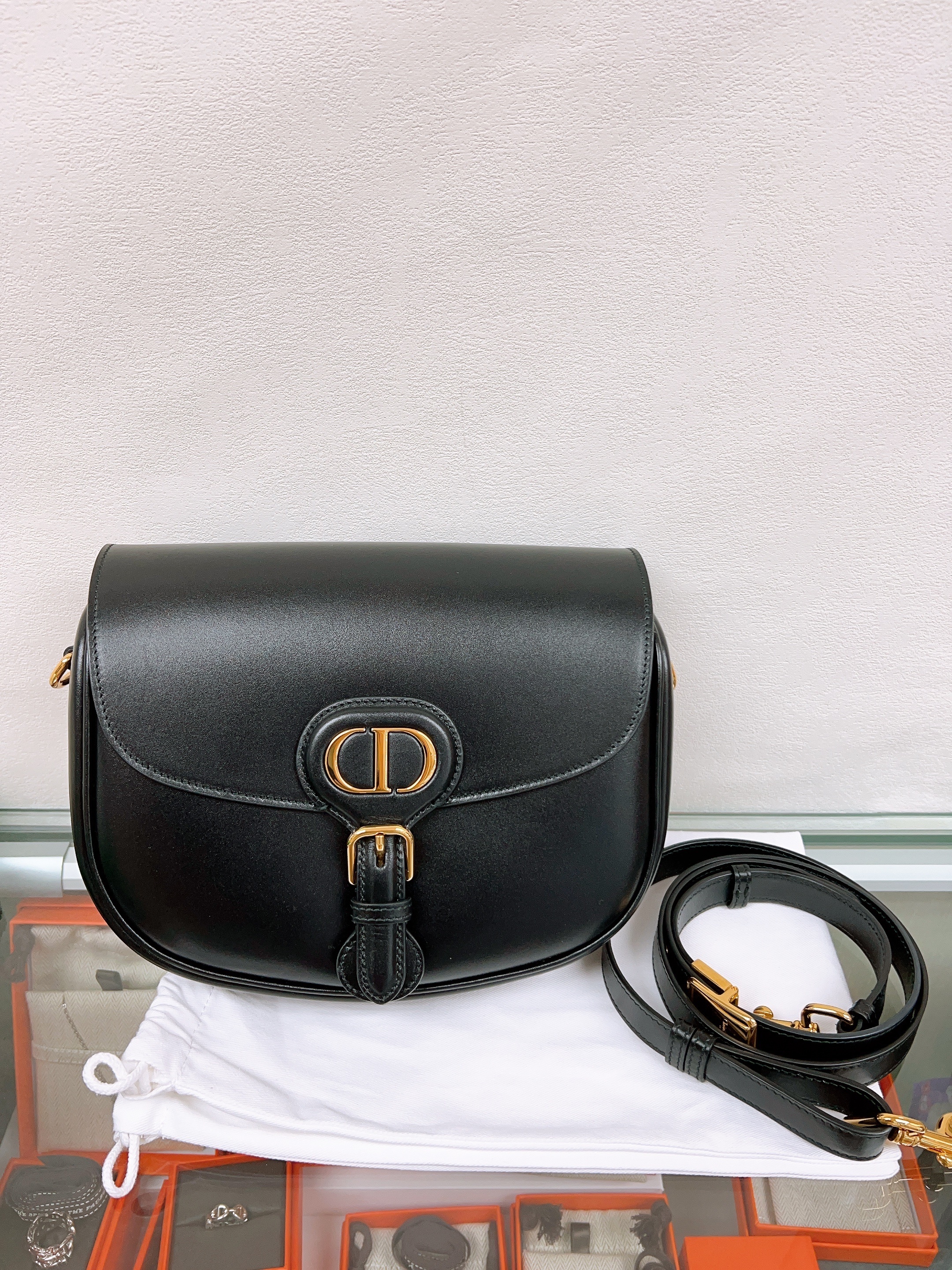 Dior bobby medium black