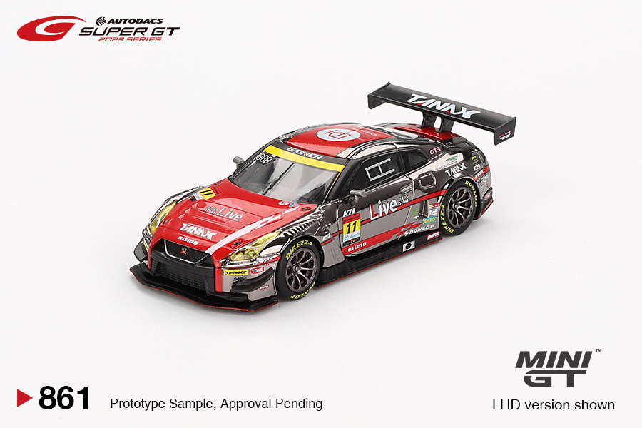 Mini GT #861 日產 GT-R NISMO GT3 #11 "GAINER TANAX GT-R" GAINER