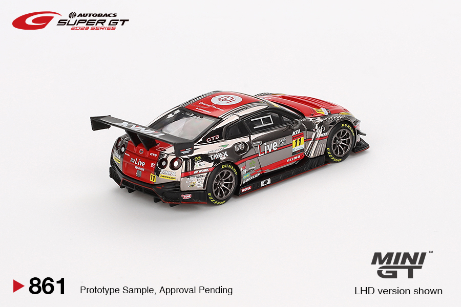 Mini GT #861 日產 GT-R NISMO GT3 #11 "GAINER TANAX GT-R" GAINER