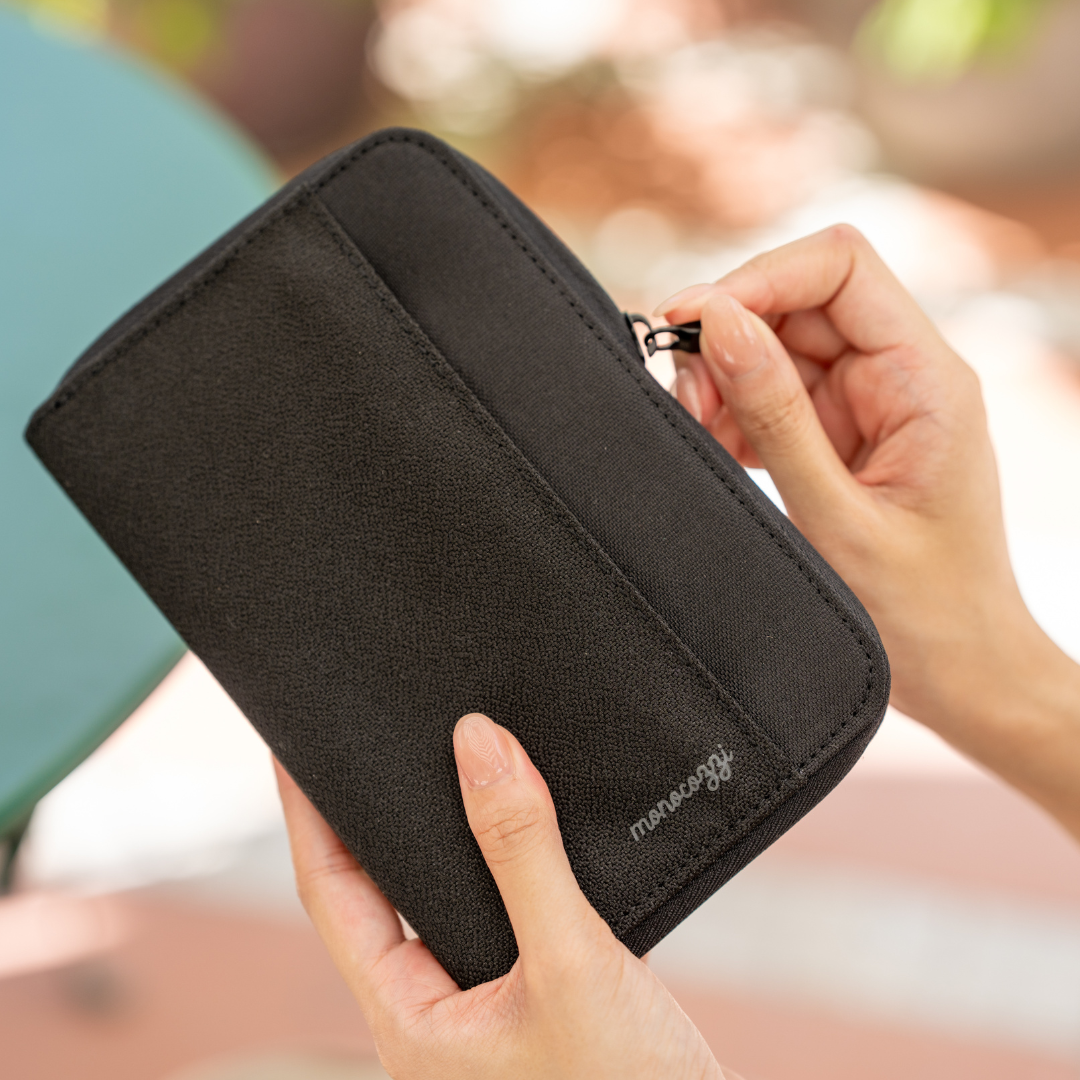 Bon Voyage | Travel Docs Organiser - Black