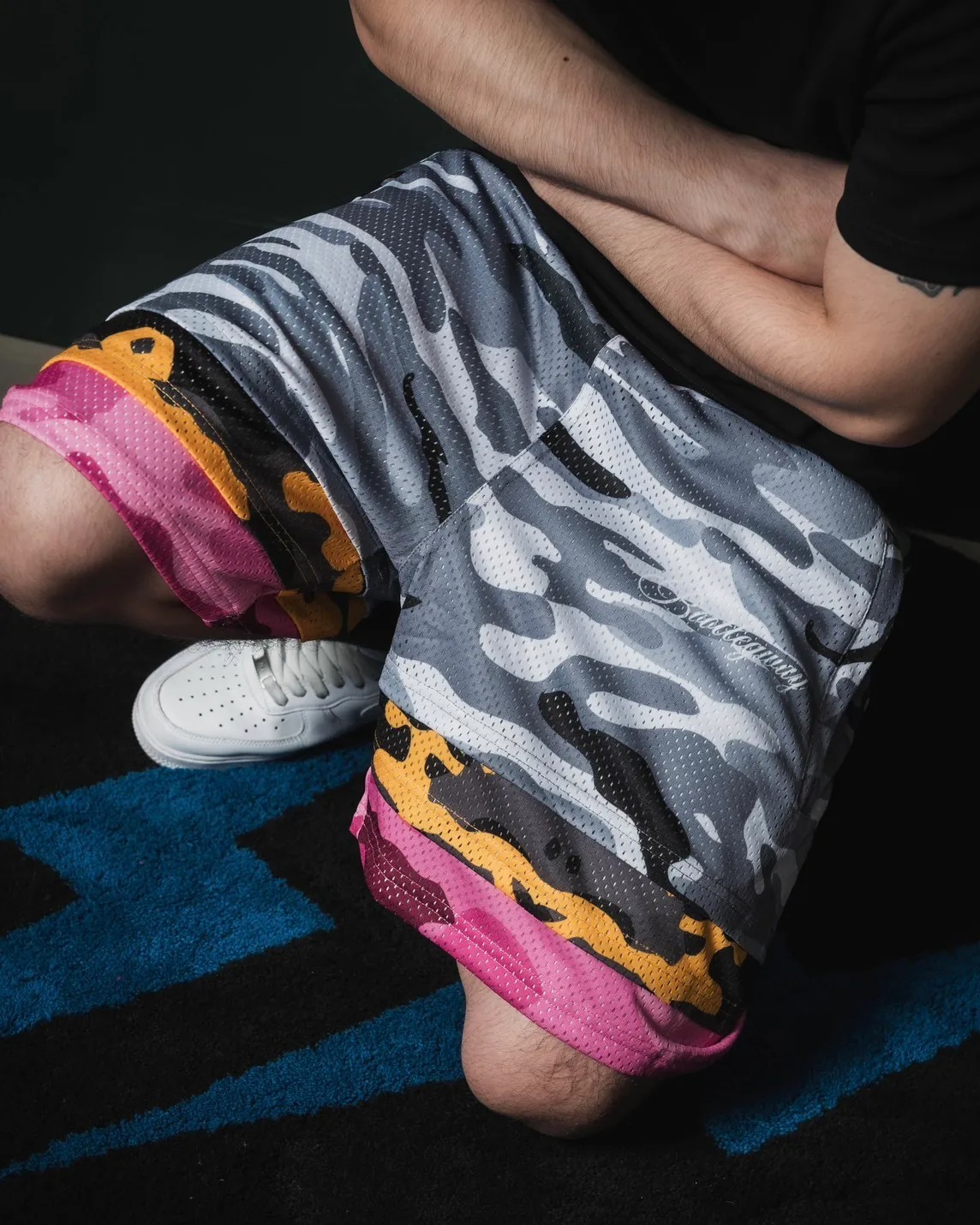 Bootlegway｜ " Triple Layer" Mesh Shorts (Camo)