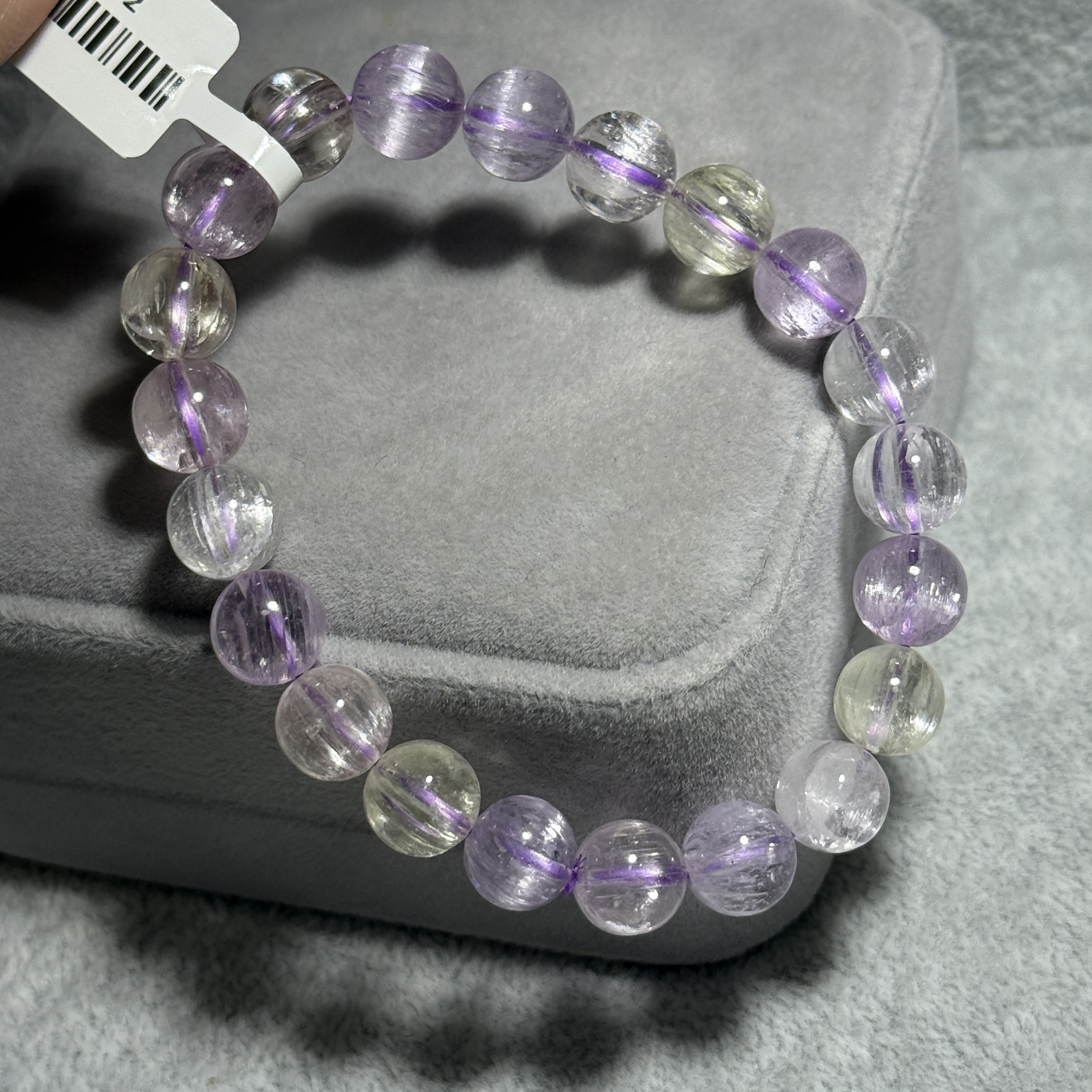 高質拉絲阿富汗紫鋰輝 約9.5mm SP1552