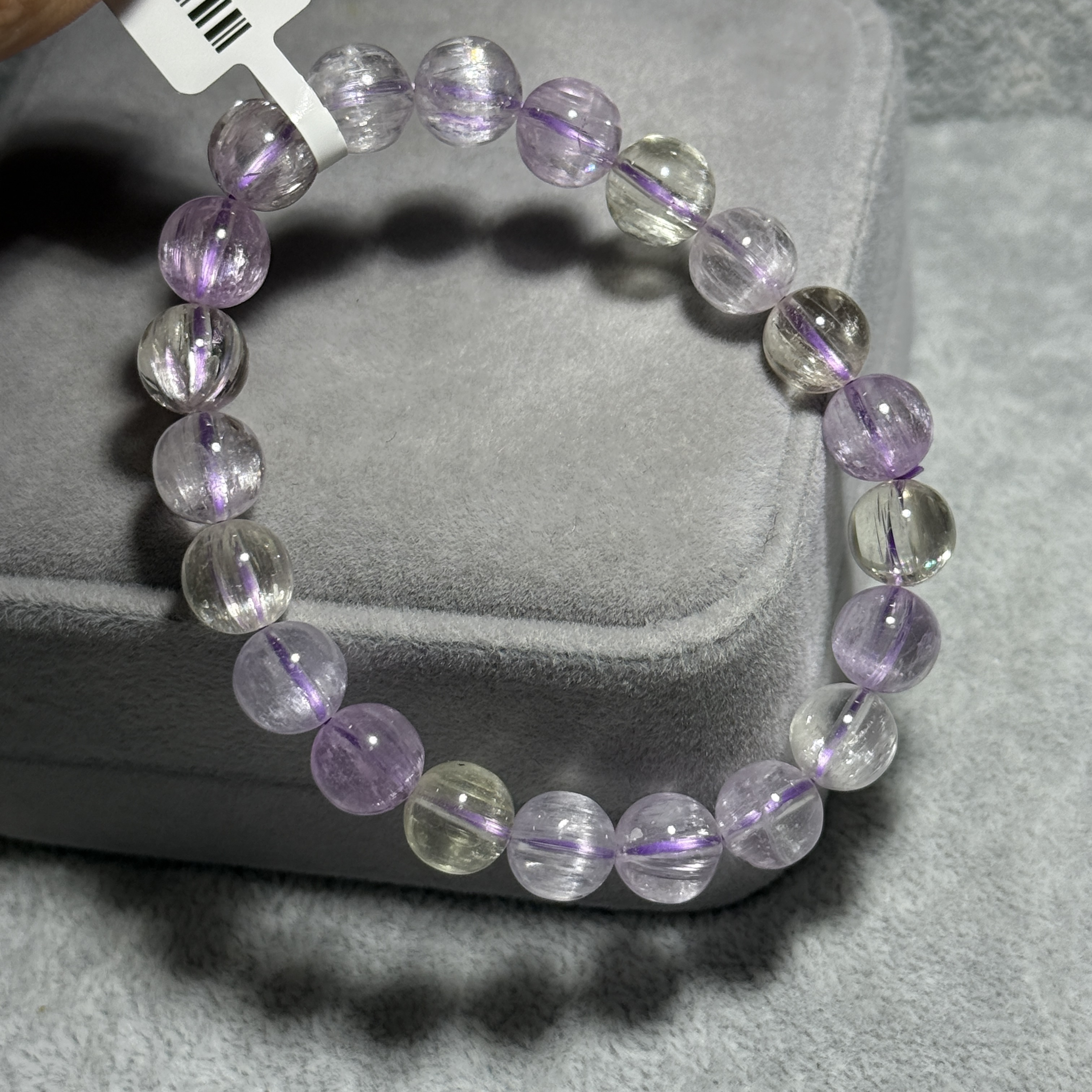 高質拉絲阿富汗紫鋰輝 約9.5mm SP1553