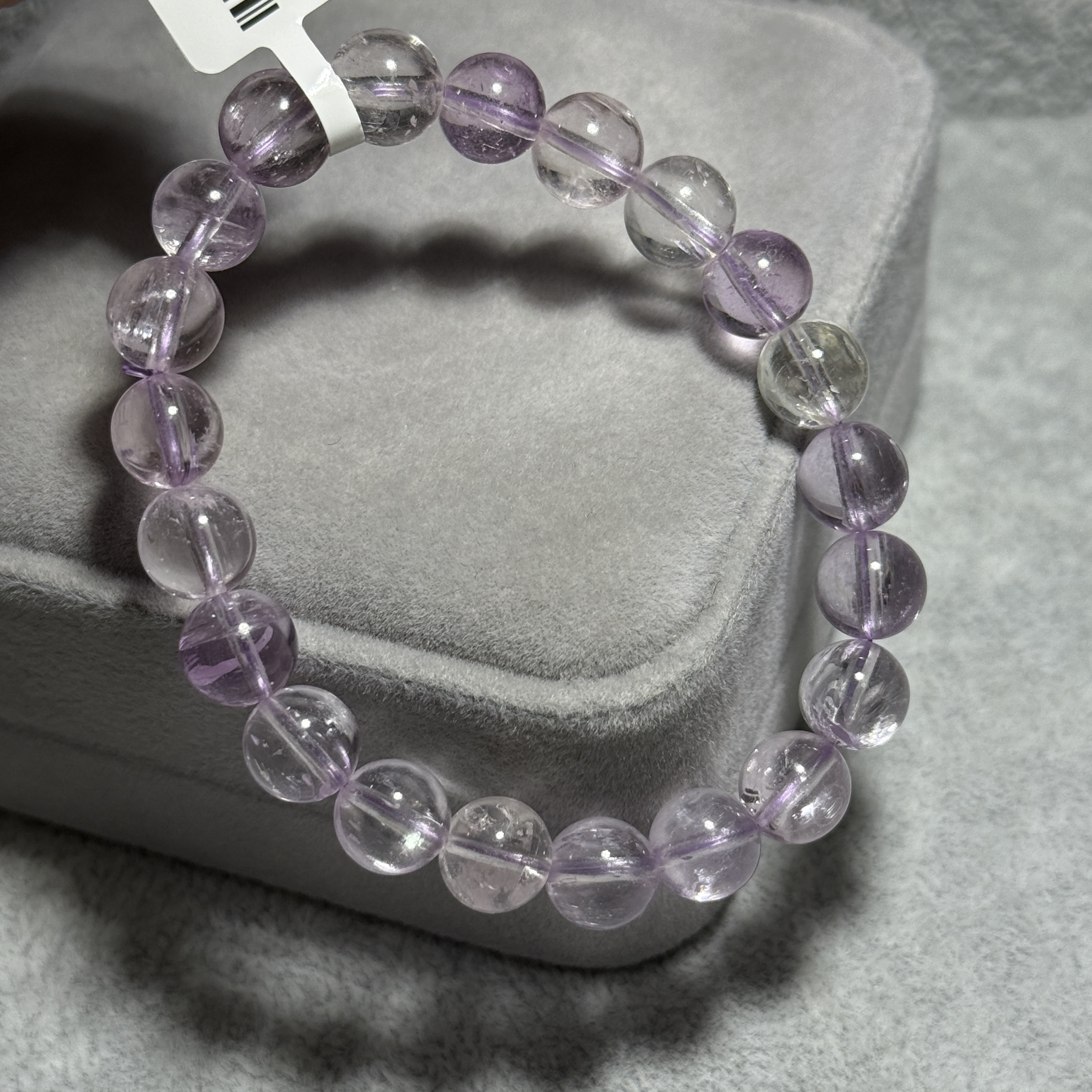 高質拉絲阿富汗紫鋰輝 約9.4mm SP1556