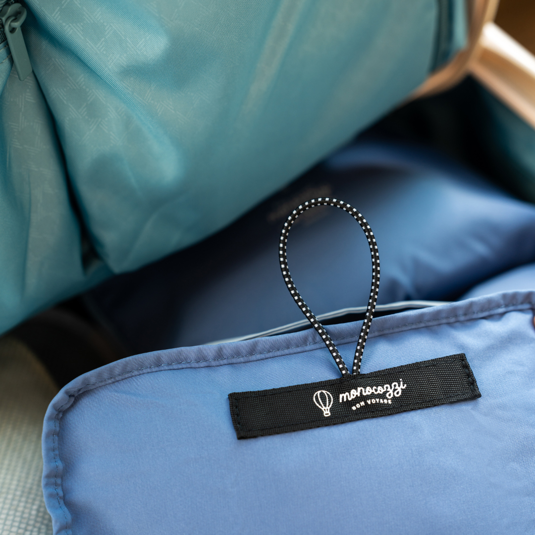 Bon Voyage ｜4 in 1 Travel Set  (Apparel Bags, Shoe Bag,  Skin Care Pouch) - Slate Blue